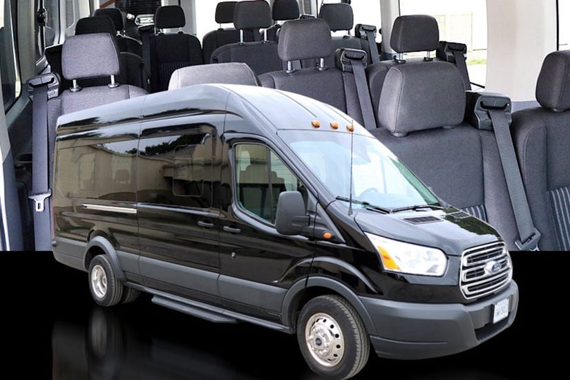 14 Passenger Employee Shuttle Ford Transit Van
